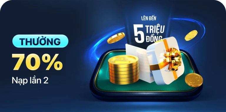 five88 thưởng 70 cho nạp lần 2
